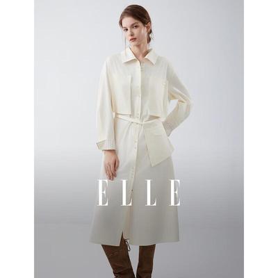 Women's French Workwear Long Sleeve Dress