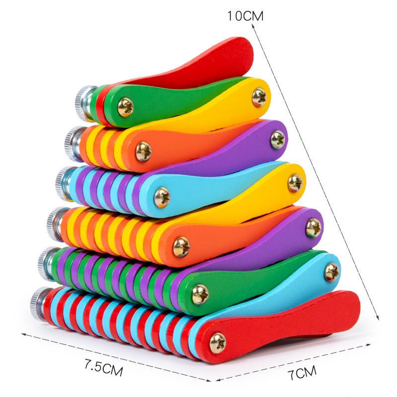 Versatile Folding Building Blocks for Kids – Enhance Hand-Eye Coordination & Brain Development