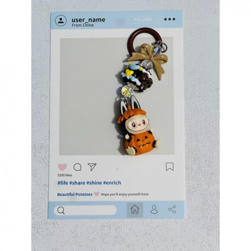 Halloween Bag Hanging Keychain Mobile Phone Pendant Chain Halloween