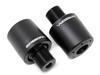 SSK Aluminum Bar End M17 Color: Matte Black ZX-10R 2004-2007