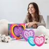 Jouet anti-stress en forme de cœur d'amour Soulage l'anxiété Jouet sensoriel à presser en forme de cœur Aide à la concentration Relaxation Décompression Exercice pour les mains