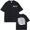 Streetwear Rapper Frank Double Sided Print T Shirt Rap Men's Blond Hip Hop Tshirt Ocean Oversized Women Casual Pure Cotton Tees