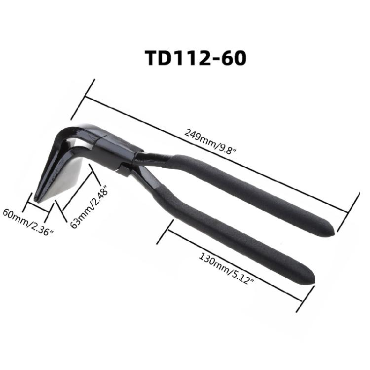Multifunctional Elbow Straight Handle Hand Seamer Crimping Folding Tool