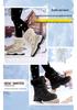 Women's Plus Size Winter Snow Boots - Thick Velvet, Lightweight, Warm, Outdoor Cold Protection