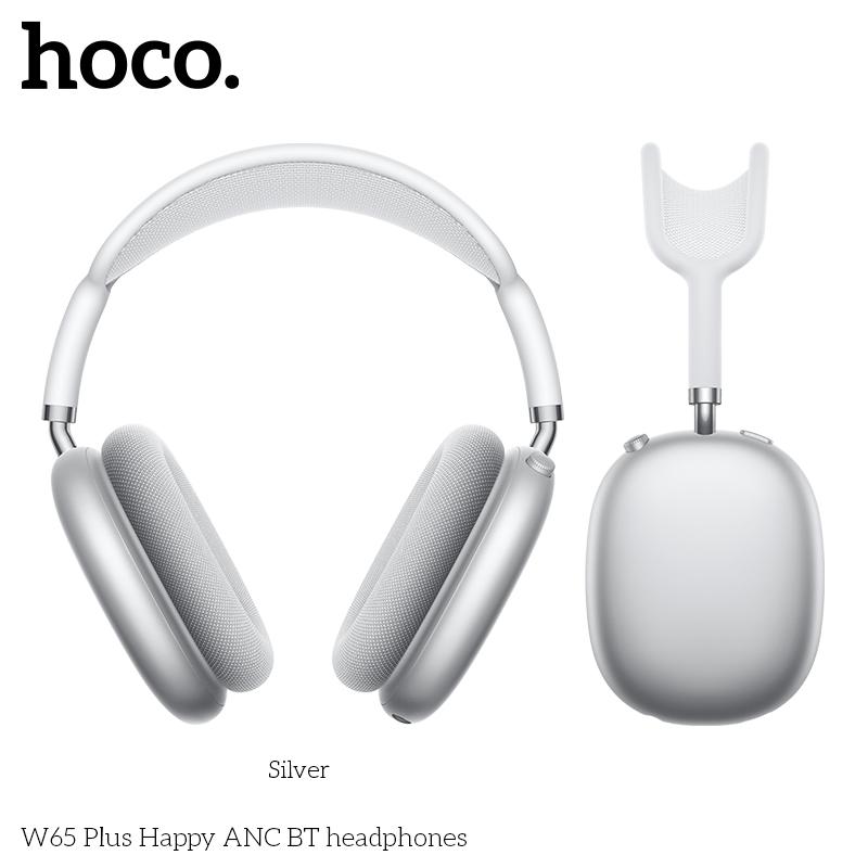 Hoco W65 Plus Kablosuz Kulaklık: Bluetooth 5.4, ANC Gürültü Engelleme, 45 Saat Çalma Süresi, Manyetik Kulaklıklar ve Nefes Alabilen Kafa Bandı
