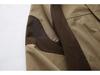 FORN3 Unisex Retro Hooded Windbreaker: Spring/Autumn Color Block Patchwork Jacket N354
