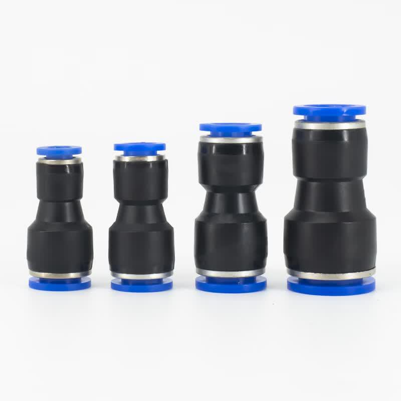 Haisidike HKLY-12 PG Plastic Reducing Straight Pneumatic Connector