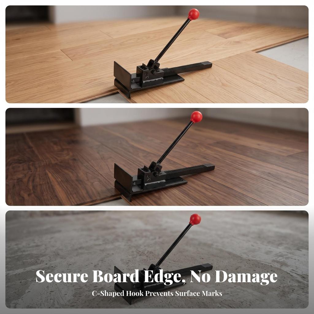 Floor Installation Pull Clamp Long Term Durability for Home Renovation, DIYers