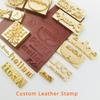 Tampont en laiton cuir personnalisé Estampes à chaud Estampage logo personnalisé Moule en relief Fer électrique Gâteau Bois Burger Marquage Estampage à la feuille