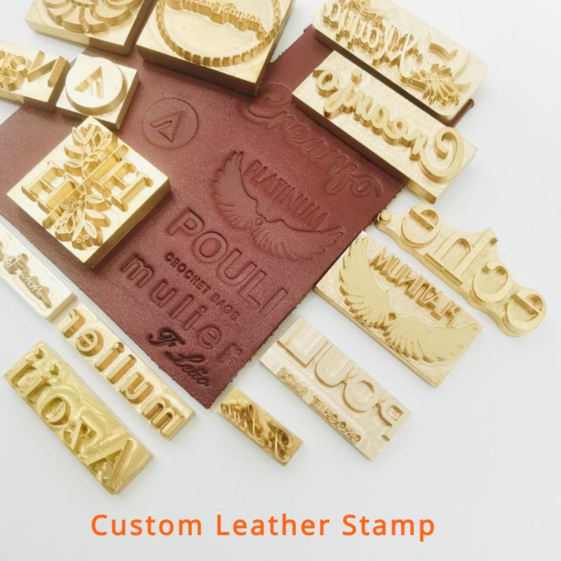 Personalized Leather Brass Stamp Hot Heat