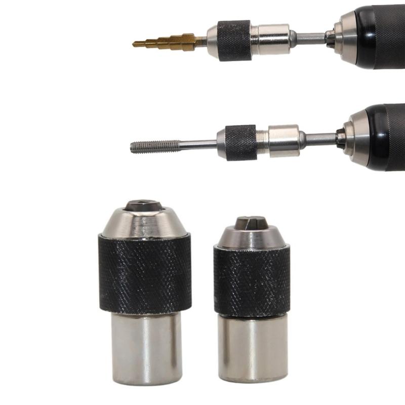 M 3 To M 12 Thread Tap Chuck With Ergonomic Grip Durability Steel Construction Ratcheting Tap Socket For DIY Repairs