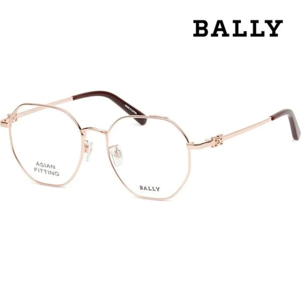[Bally] Eyeglass Frames BY5054D 033 Gold Metal Frames Men Women