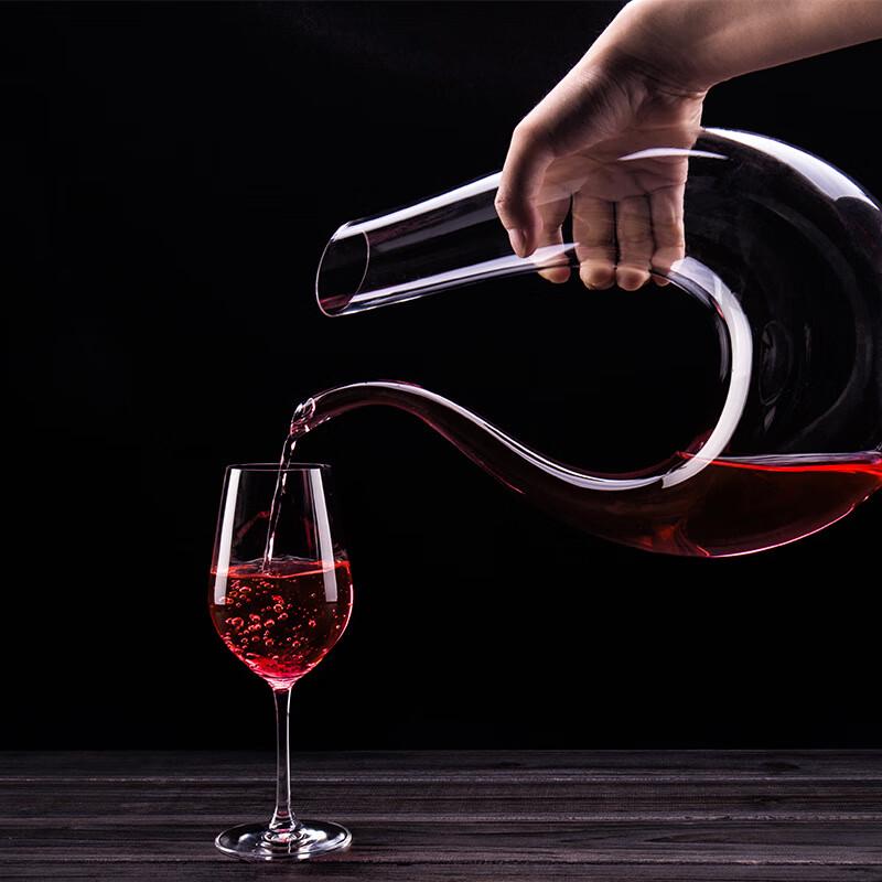 U-shaped Glass Wine Decanter