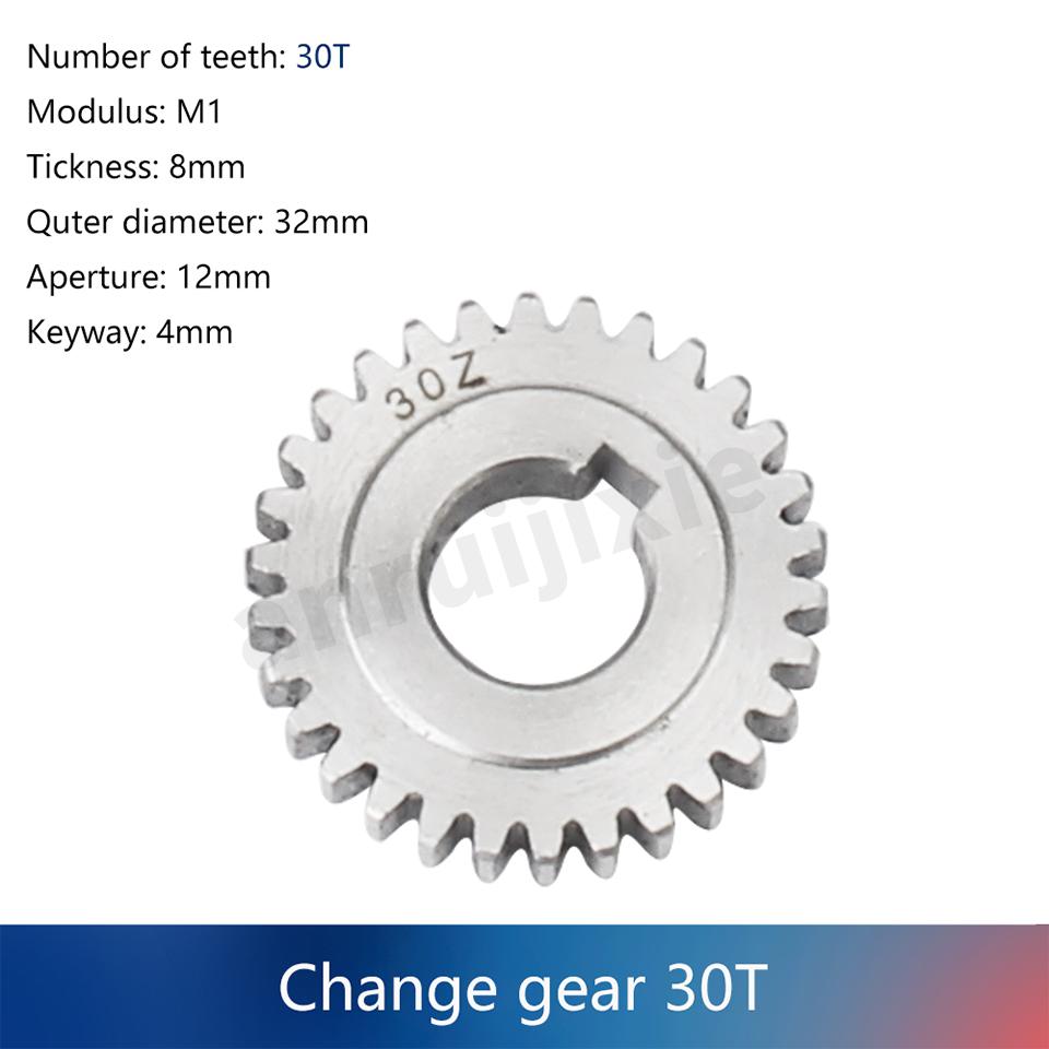 CJ0618 Ingranaggi Metallici Metrici e Imperiali/Ingranaggio Albero Principale/Ingranaggio Avanzamento 20T/25T/30T/35T/40T/45T/50T/60T/80T/54T/55T/57T/65T/72T