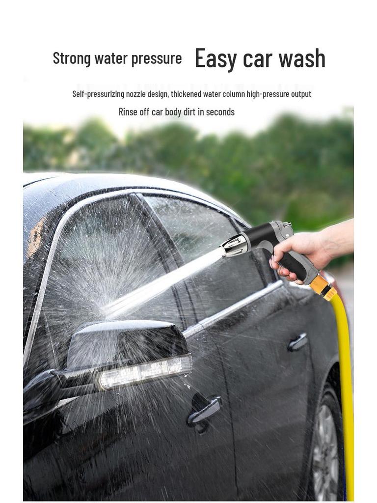 All-Season Cold-Resistant High-Pressure Car Wash Hose & Water Gun Set