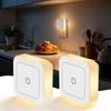 Sujeet Night Light, 4 Pack 1-50LM Stepless Dimming LED Night Light with 3CCT (3000K/4500K/6500K), Night Lights Plug Into Wall for Adults, Bedroom,