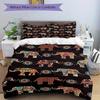 3pcs Elephant Mandala Soft Comfortable Bedding set, For Bedroom, Guest Room And Dorm, All - Season Use, High-Definition Printing109