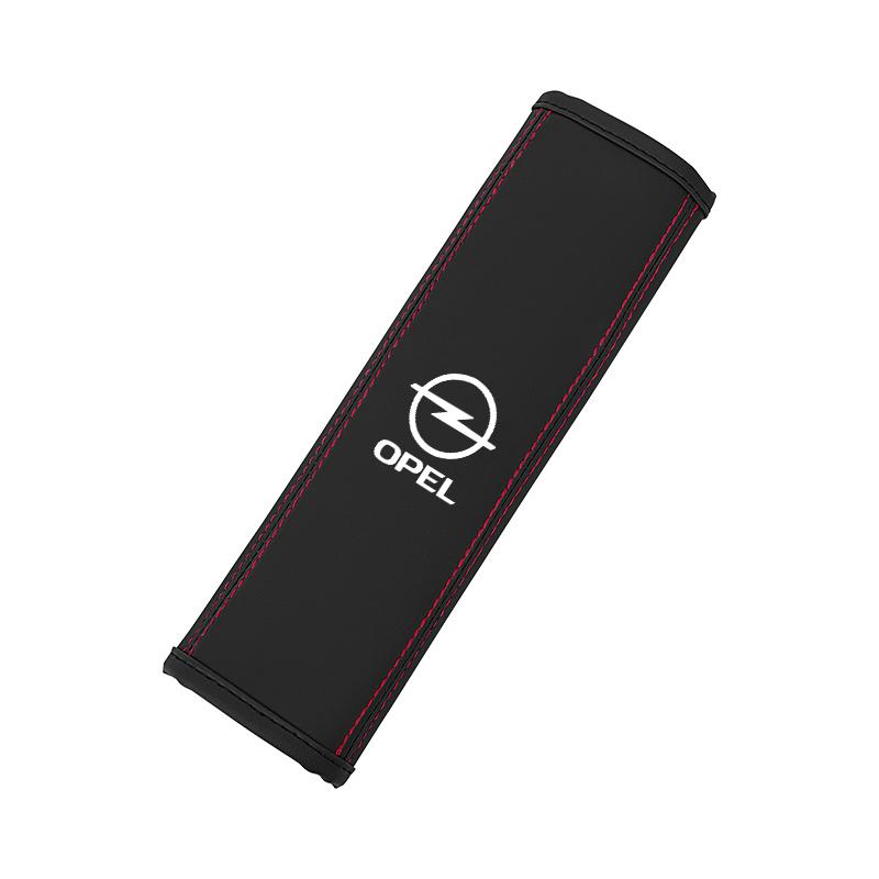 1Pcs Car Seat Belt Covers Car Interior Accessories For Opel Corsa D Astra Insignia Mokka Adam Combo OPC Vauxhall Vectra H G J