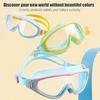 Kids Swimming Goggles Anti-UV No Leaking Pool Eyewear for Boys and Girls Anti-fog No Nose Bridge Design Swimming Eyeglasses