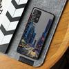 Phone Cover Case for Samsung Galaxy A54 A52S A72 A14 A23 A17 A52 A73 A33 A35 A56 A55 A53 A16 A15 A34 A36 Oil Painting City