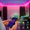 5V 108LEDs/m USB RGB LED-Neonlichtstreifen, Silikon-Bluetooth-Seil mit Fernbedienung und Musiksynchronisation, wasserdichte TV-Hintergrundbeleuchtung