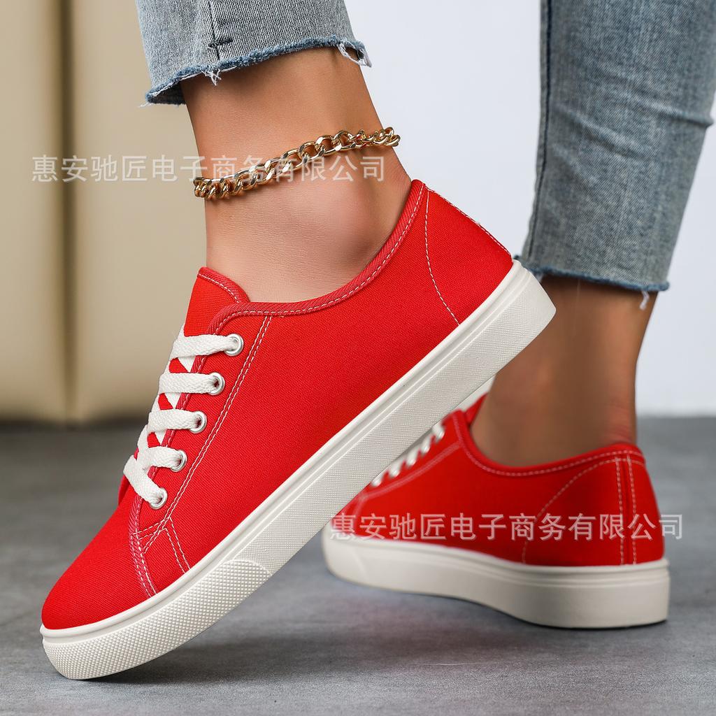 White canvas shoes couple sports shoes training large size men's and women's shoes non-slip wear-resistant gymnastics shoes versatile