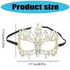 Strass-Maskenballmaske Halbgesichtsmaske Maskenball Kostümzubehör Für Männer Frauen Halloween Kostümzubehör