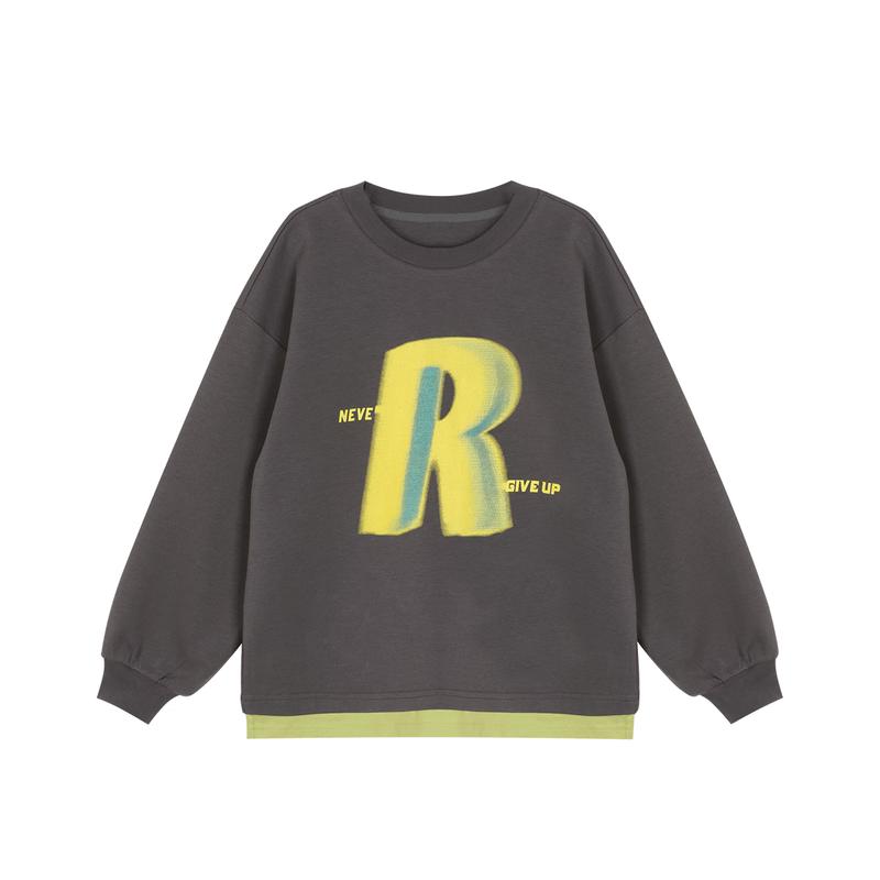 LUSON Boys  Spring/Autumn Layered Look Sweatshirt 150