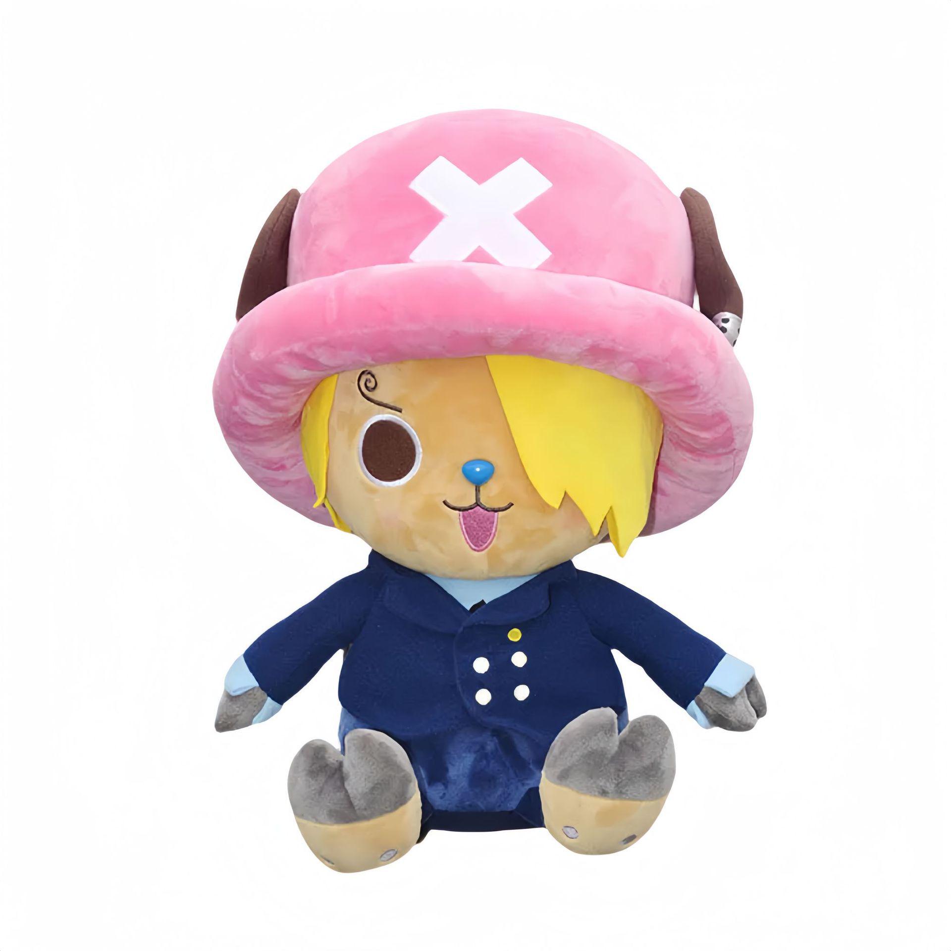 

Оригинальные плюшевые фигурки One Piece: Луффи, Чоппер, Зоро (20-30см) - Аниме Мультяшные Куклы, Идеальные Подарки 25cm