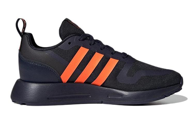 Adidas Originals Multi Abrasion Resistant Breathable Low top Running Shoes Blue Orange Teenagers GW3005