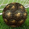 Spider Webs and Beehives Indoor Size 5 Soccer Ball Colorful Machine Stitched PVC Competition Ready Durable High-Bounce