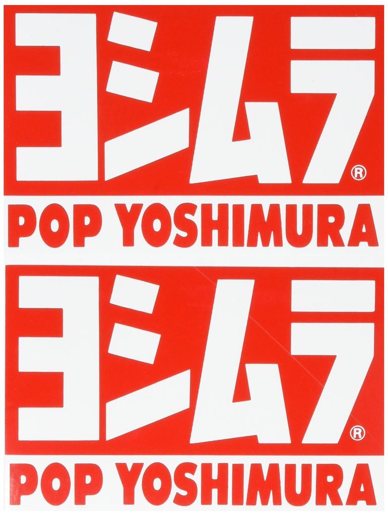 Toyo Mark Yoshimura Sticker White/Red SY-1