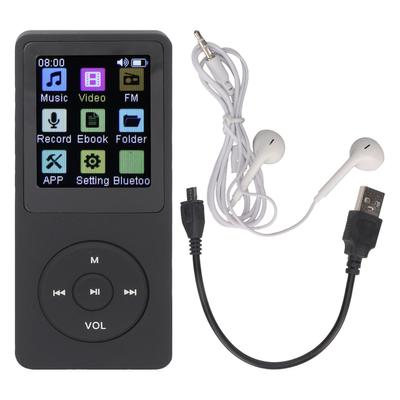 Bluetooth MP3 Player 1.8 Inch Color Display Built In Speaker Electronic Book Reader Recorder Pocket