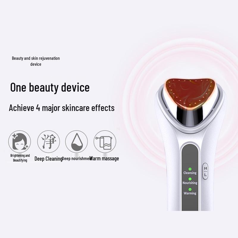 Ultrasonic Thermal Skin Essence Ion Device for Facial Lifting & Firming