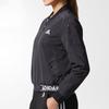 Adidas Alphabet Logo Print Sports Woven Casual Jacket Women Jacket Black CE2535