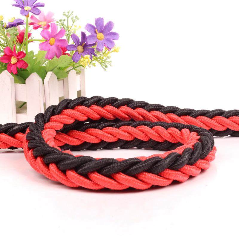 Eight-strand Rope P-chain, Dog Leash, Dog Leash, Pet Leash, Hand-woven Collar for Medium and Large Dogs