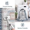 VIKAMA Moroccan Vintage Carpet Soft Living Room Coffee Table Blanket Home Decor Wash Bedroom Study Cloakroom Floor Mat Foldable