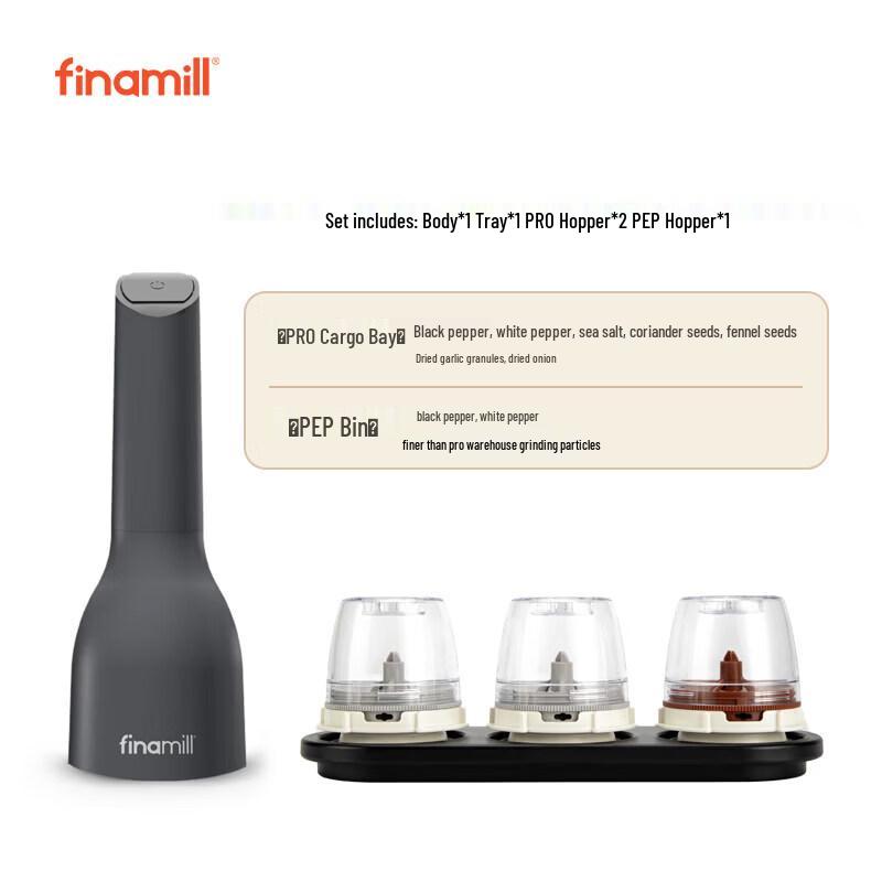 FinaMill Quick-Snap Electric Spice Grinder