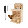 Extra Large Upgraded Feeding Station Reinforced Nail Construction For Backyard Wildlife Interaction