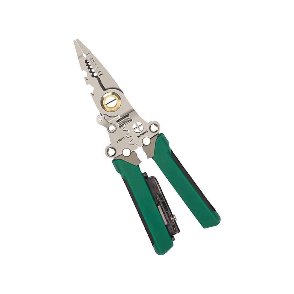 Stainless Steel Wire Strippers Dual Function Electrical Tool Non Slip Design Ideal for Electricians and DIY Enthusiasts