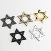 Mașină din metal 3D Solomon Hexagrama Steaua lui David Emblemă Emblema Israel Mogen David Insigna Autocolant pentru fereastră de corp Accesorii de decorare