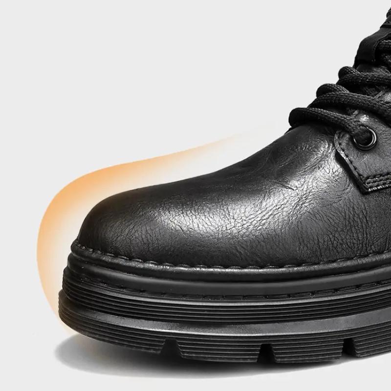 Mens Boots Durable Winter Boot Senior Comfortable Non Slip Cowboy Boots Man Casual Outdoor Sneakers