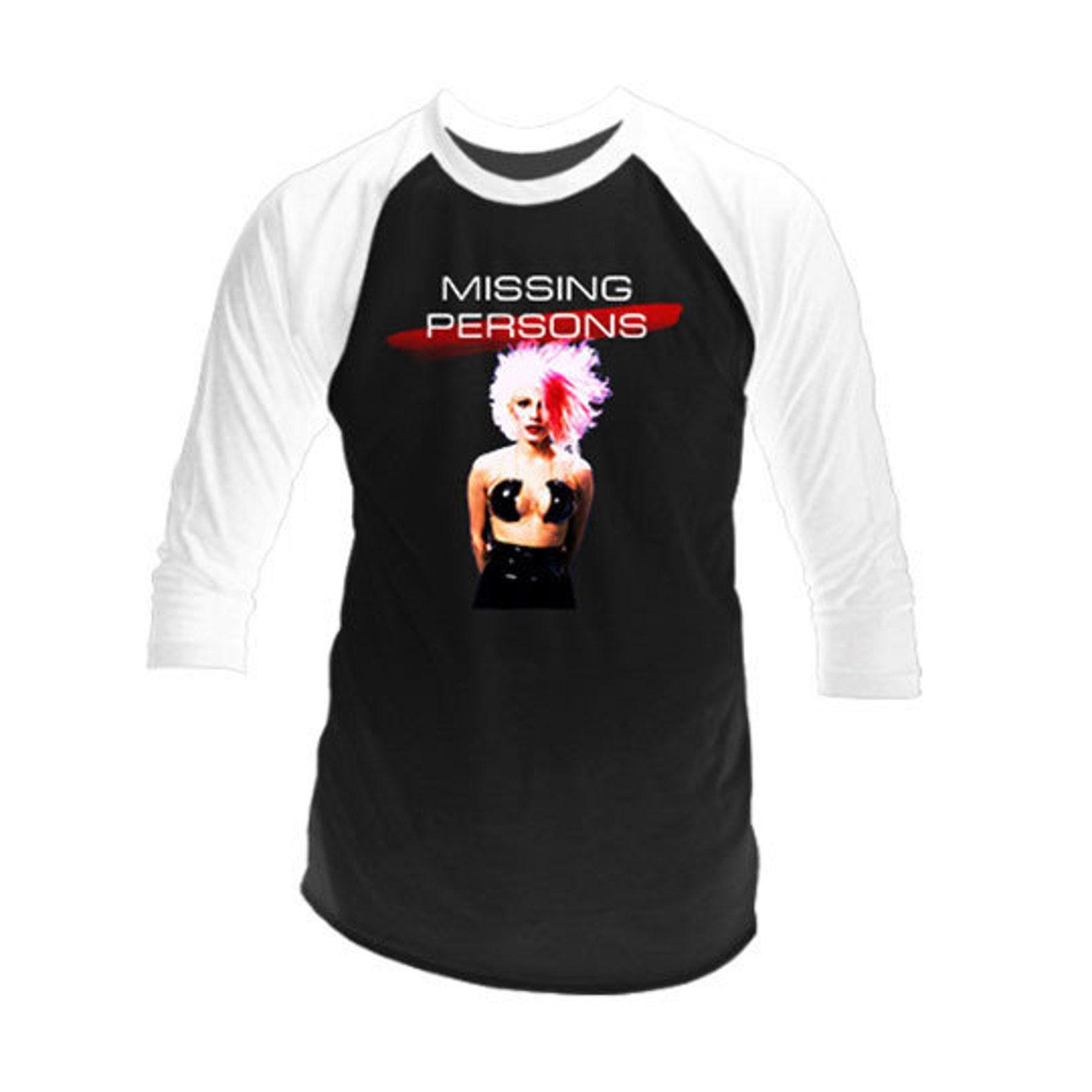 Missing Persons Dale Black Raglan T-Shirt L
