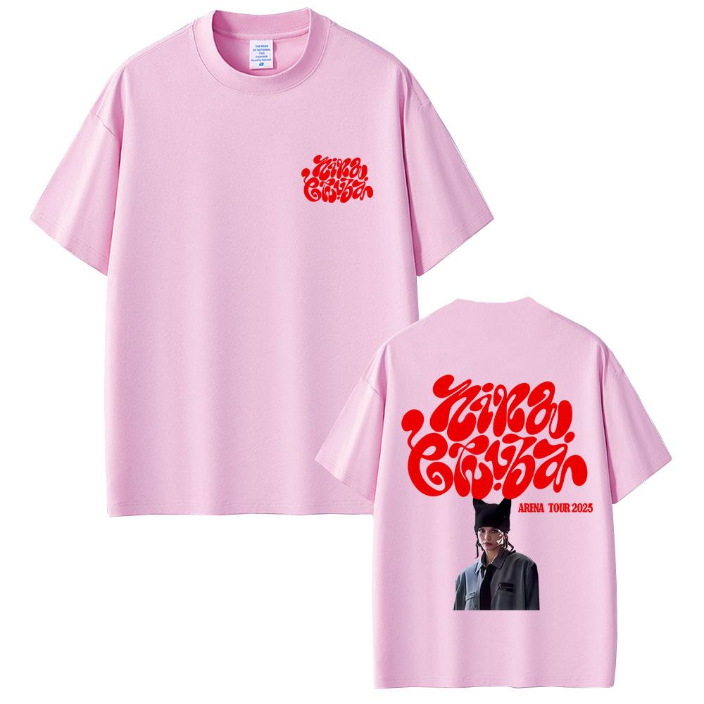 Rapperin Nina Chuba Arena Tour 2025 T-Shirt Herren Damen Hip Hop Mode Popmusik T-Shirts Herren Freizeit Baumwolle Übergroße T-Shirts