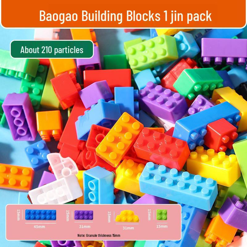 LEGO Duplo-Compatible Small Particle Building Blocks: Educational Puzzles & Desktop Toys for Kindergarten Kids