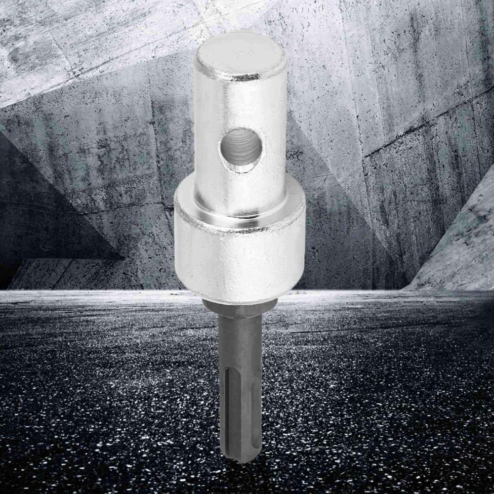 Steel Earth Auger Drill Adapter Earth Auger Connector Tool  Garden Earth Drilling