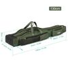 130cm 150cm Dreilagige Angeltasche Tragbar Faltbar Angelrute Rolle Tackle Werkzeug Tragetasche Träger Reisetasche