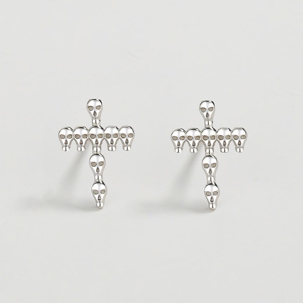 

Серьги-гвоздики из серебра 925 пробы с костяным скелетом для женщин, нерегулярные круглые серьги из стерлингового серебра, помолвка, подарок на день Святого Валентина, ювелирные изделия из стерлингового серебра серебряный