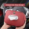 Car Accessories Quality Leather Auto Paper Towel Storage Bag For Alfa Romeo 156 159 147 4C 8C 166 Giulia Giulietta Mito Stelvio