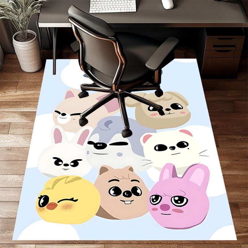 1pc Kpop Team1 Design Printed Area Rug Carpet for Bedroom Living Room Home Decor Rugs Mat Non Slip Mat Rug for Bedside